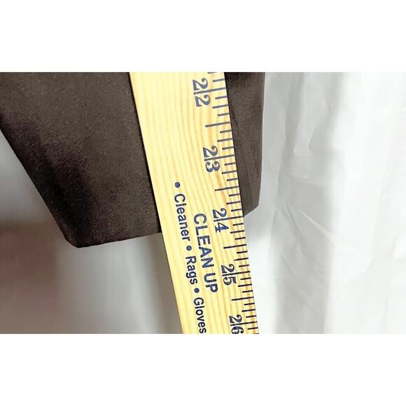 Men’s Chocolate Brown Suede Blazer Jacket (Vintage) - Picture 8 of 9
